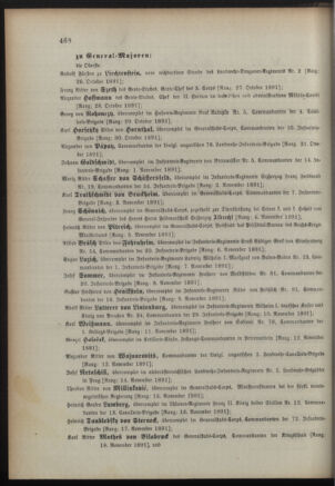 Kaiserlich-königliches Armee-Verordnungsblatt: Personal-Angelegenheiten 18911027 Seite: 22