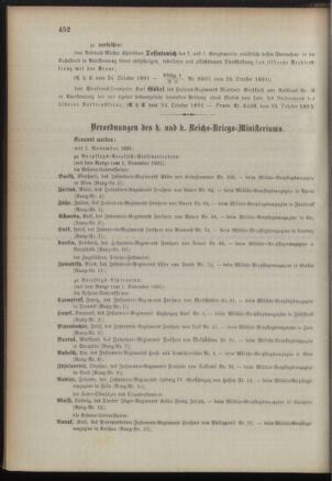 Kaiserlich-königliches Armee-Verordnungsblatt: Personal-Angelegenheiten 18911027 Seite: 6