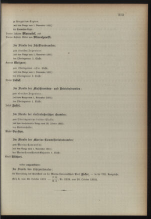 Kaiserlich-königliches Armee-Verordnungsblatt: Personal-Angelegenheiten 18911027 Seite: 67