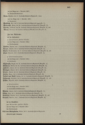 Kaiserlich-königliches Armee-Verordnungsblatt: Personal-Angelegenheiten 18911111 Seite: 25