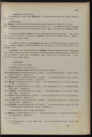 Kaiserlich-königliches Armee-Verordnungsblatt: Personal-Angelegenheiten 18911210 Seite: 3