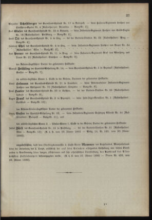 Kaiserlich-königliches Armee-Verordnungsblatt: Personal-Angelegenheiten 18920130 Seite: 3