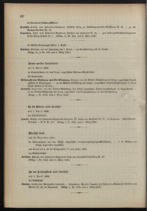 Kaiserlich-königliches Armee-Verordnungsblatt: Personal-Angelegenheiten 18920312 Seite: 6