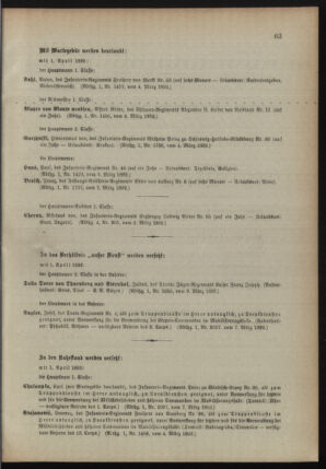 Kaiserlich-königliches Armee-Verordnungsblatt: Personal-Angelegenheiten 18920312 Seite: 7