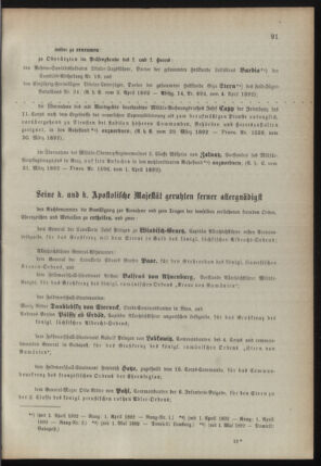 Kaiserlich-königliches Armee-Verordnungsblatt: Personal-Angelegenheiten 18920405 Seite: 3