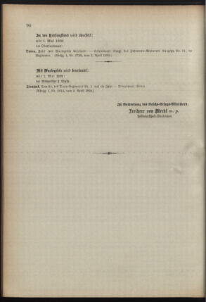 Kaiserlich-königliches Armee-Verordnungsblatt: Personal-Angelegenheiten 18920405 Seite: 8