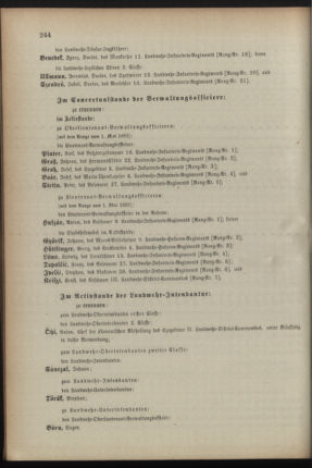 Kaiserlich-königliches Armee-Verordnungsblatt: Personal-Angelegenheiten 18920514 Seite: 22