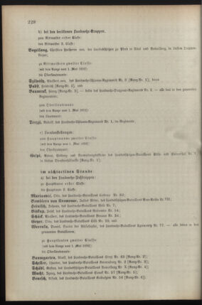 Kaiserlich-königliches Armee-Verordnungsblatt: Personal-Angelegenheiten 18920514 Seite: 6