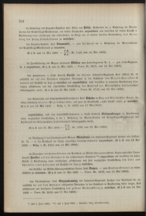 Kaiserlich-königliches Armee-Verordnungsblatt: Personal-Angelegenheiten 18920525 Seite: 2