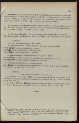 Kaiserlich-königliches Armee-Verordnungsblatt: Personal-Angelegenheiten 18920609 Seite: 3