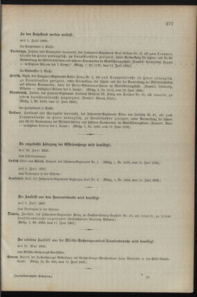 Kaiserlich-königliches Armee-Verordnungsblatt: Personal-Angelegenheiten 18920618 Seite: 5