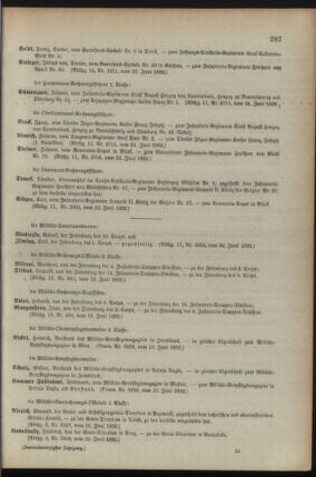 Kaiserlich-königliches Armee-Verordnungsblatt: Personal-Angelegenheiten 18920630 Seite: 9