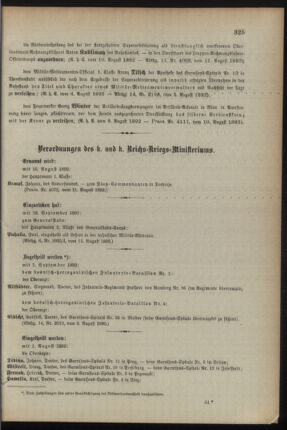 Kaiserlich-königliches Armee-Verordnungsblatt: Personal-Angelegenheiten 18920816 Seite: 3