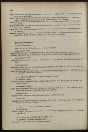 Kaiserlich-königliches Armee-Verordnungsblatt: Personal-Angelegenheiten 18920816 Seite: 6