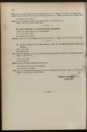 Kaiserlich-königliches Armee-Verordnungsblatt: Personal-Angelegenheiten 18920830 Seite: 8