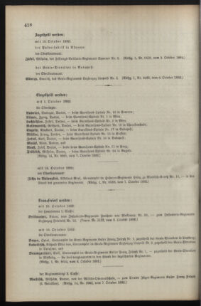 Kaiserlich-königliches Armee-Verordnungsblatt: Personal-Angelegenheiten 18921010 Seite: 8