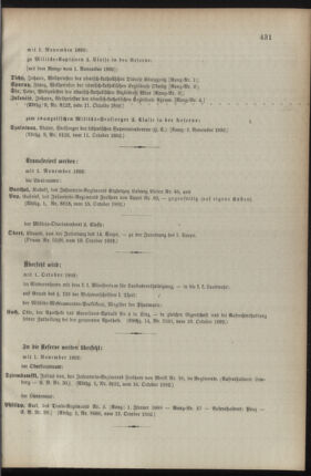 Kaiserlich-königliches Armee-Verordnungsblatt: Personal-Angelegenheiten 18921019 Seite: 5