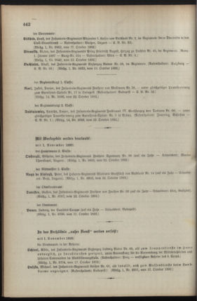 Kaiserlich-königliches Armee-Verordnungsblatt: Personal-Angelegenheiten 18921026 Seite: 8