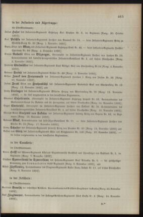 Kaiserlich-königliches Armee-Verordnungsblatt: Personal-Angelegenheiten 18921027 Seite: 11