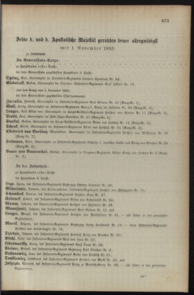 Kaiserlich-königliches Armee-Verordnungsblatt: Personal-Angelegenheiten 18921027 Seite: 19