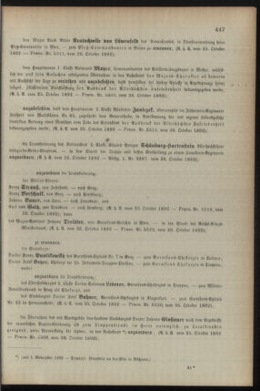 Kaiserlich-königliches Armee-Verordnungsblatt: Personal-Angelegenheiten 18921027 Seite: 3