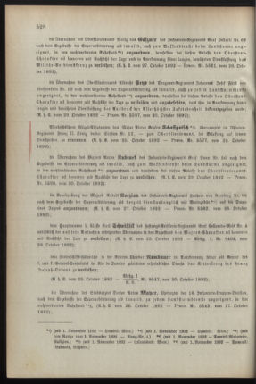 Kaiserlich-königliches Armee-Verordnungsblatt: Personal-Angelegenheiten 18921031 Seite: 2