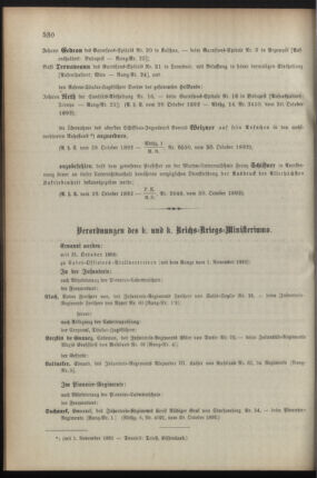 Kaiserlich-königliches Armee-Verordnungsblatt: Personal-Angelegenheiten 18921031 Seite: 4