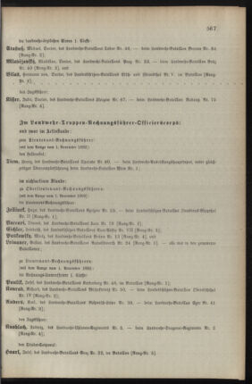 Kaiserlich-königliches Armee-Verordnungsblatt: Personal-Angelegenheiten 18921122 Seite: 15