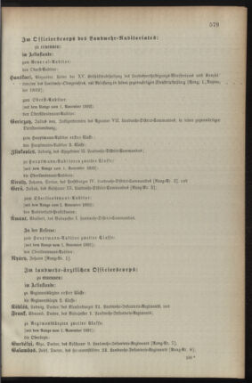 Kaiserlich-königliches Armee-Verordnungsblatt: Personal-Angelegenheiten 18921122 Seite: 27