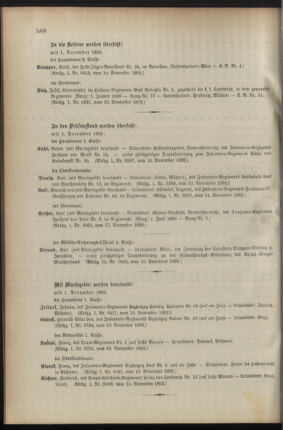 Kaiserlich-königliches Armee-Verordnungsblatt: Personal-Angelegenheiten 18921122 Seite: 36