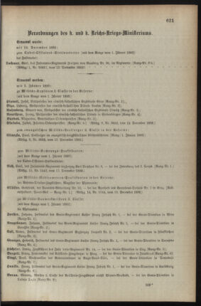 Kaiserlich-königliches Armee-Verordnungsblatt: Personal-Angelegenheiten 18921224 Seite: 3