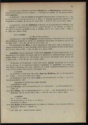 Kaiserlich-königliches Armee-Verordnungsblatt: Personal-Angelegenheiten 18930206 Seite: 3