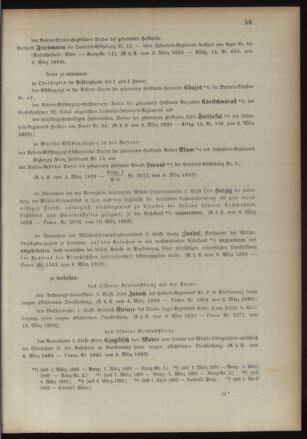 Kaiserlich-königliches Armee-Verordnungsblatt: Personal-Angelegenheiten 18930311 Seite: 3