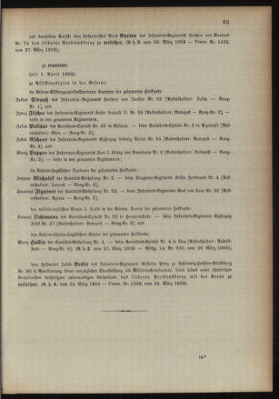 Kaiserlich-königliches Armee-Verordnungsblatt: Personal-Angelegenheiten 18930331 Seite: 3