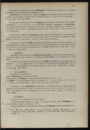 Kaiserlich-königliches Armee-Verordnungsblatt: Personal-Angelegenheiten 18930406 Seite: 7