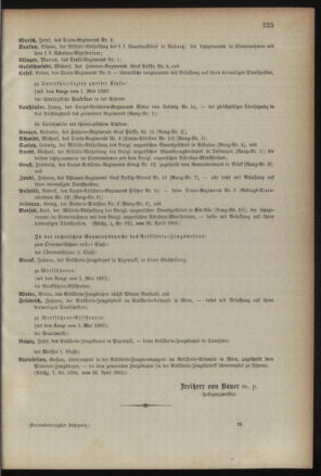 Kaiserlich-königliches Armee-Verordnungsblatt: Personal-Angelegenheiten 18930427 Seite: 105