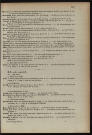 Kaiserlich-königliches Armee-Verordnungsblatt: Personal-Angelegenheiten 18930427 Seite: 17