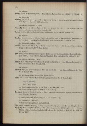 Kaiserlich-königliches Armee-Verordnungsblatt: Personal-Angelegenheiten 18930427 Seite: 96