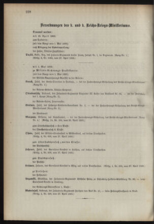 Kaiserlich-königliches Armee-Verordnungsblatt: Personal-Angelegenheiten 18930429 Seite: 2