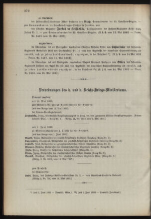 Kaiserlich-königliches Armee-Verordnungsblatt: Personal-Angelegenheiten 18930516 Seite: 2