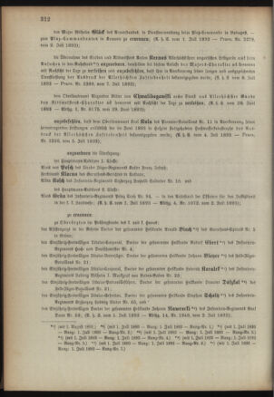 Kaiserlich-königliches Armee-Verordnungsblatt: Personal-Angelegenheiten 18930711 Seite: 2