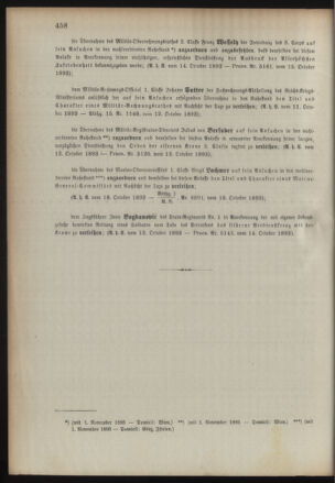 Kaiserlich-königliches Armee-Verordnungsblatt: Personal-Angelegenheiten 18931019 Seite: 4