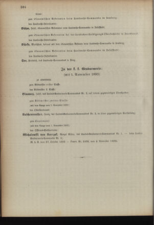 Kaiserlich-königliches Armee-Verordnungsblatt: Personal-Angelegenheiten 18931114 Seite: 16