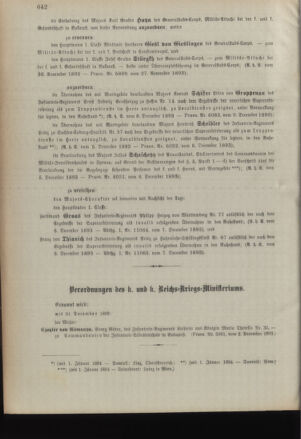 Kaiserlich-königliches Armee-Verordnungsblatt: Personal-Angelegenheiten 18931209 Seite: 2