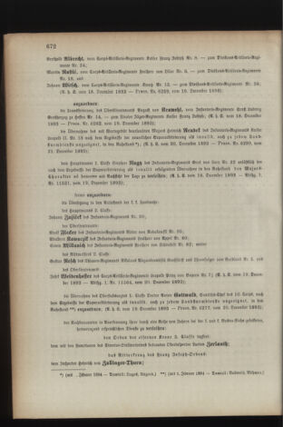 Kaiserlich-königliches Armee-Verordnungsblatt: Personal-Angelegenheiten 18931223 Seite: 4