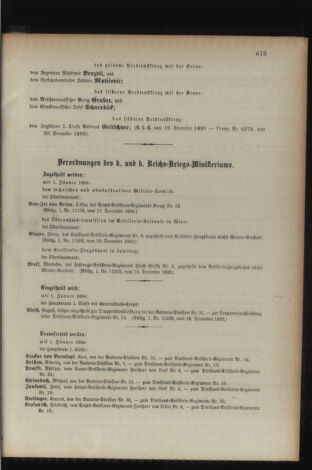 Kaiserlich-königliches Armee-Verordnungsblatt: Personal-Angelegenheiten 18931223 Seite: 5