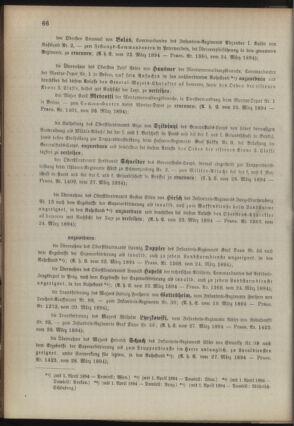 Kaiserlich-königliches Armee-Verordnungsblatt: Personal-Angelegenheiten 18940328 Seite: 2