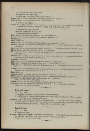 Kaiserlich-königliches Armee-Verordnungsblatt: Personal-Angelegenheiten 18940328 Seite: 6