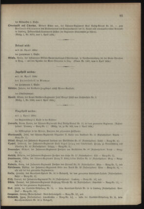 Kaiserlich-königliches Armee-Verordnungsblatt: Personal-Angelegenheiten 18940411 Seite: 5