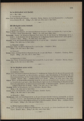 Kaiserlich-königliches Armee-Verordnungsblatt: Personal-Angelegenheiten 18940419 Seite: 7